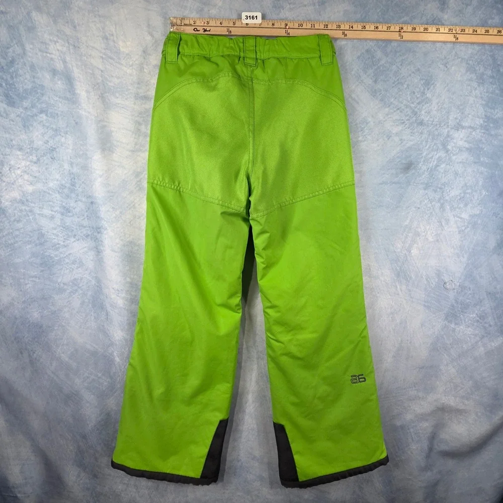 Arctix Youth Snow Pants Lime Green Insulated Ski Snowboard Size Medium M 10-12